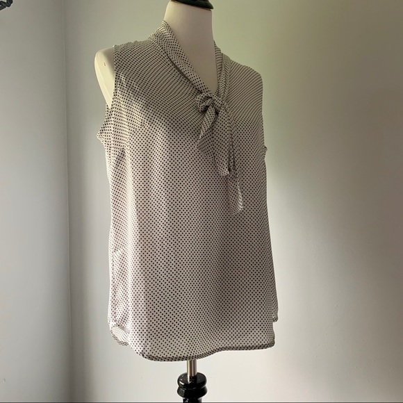 Adrianna Papell Polkadot Blouse - Picture 4 of 13